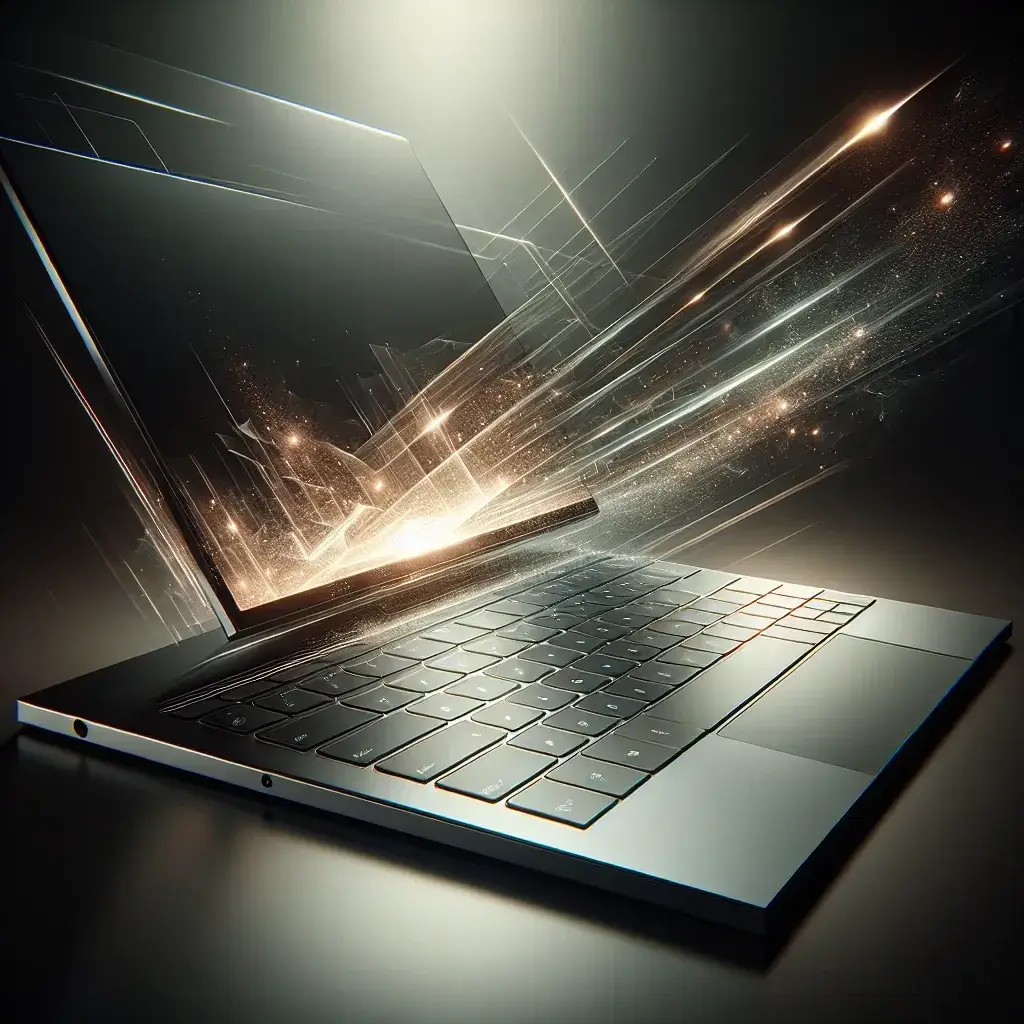 "Close-up of the Dell XPS 13 Plus ultrabook showcasing its sleek design and innovative haptic keyboard, highlighting a game-changing feature in the ultrabook market."